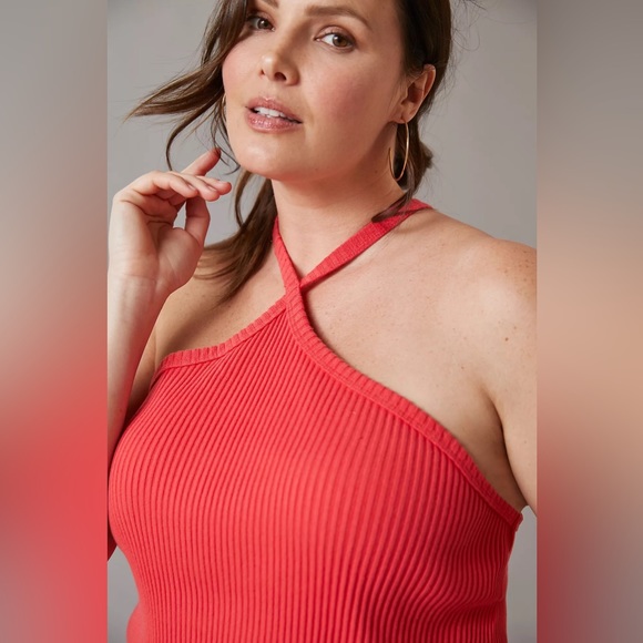 Anthropologie T.La Ribbed Halter Tank - Picture 8 of 14